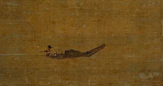 冬季湖上的垂钓者（局部） Angler on a Wintry Lake (detail) (1195)，马源