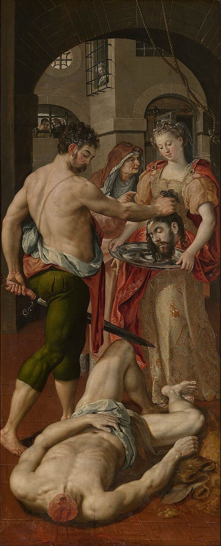 斩首施洗约翰 Beheading of John the Baptist，马尔滕·德·沃斯