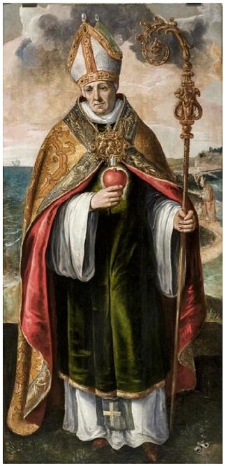 圣奥古斯丁 St Augustine (c.1570)，马尔滕·德·沃斯