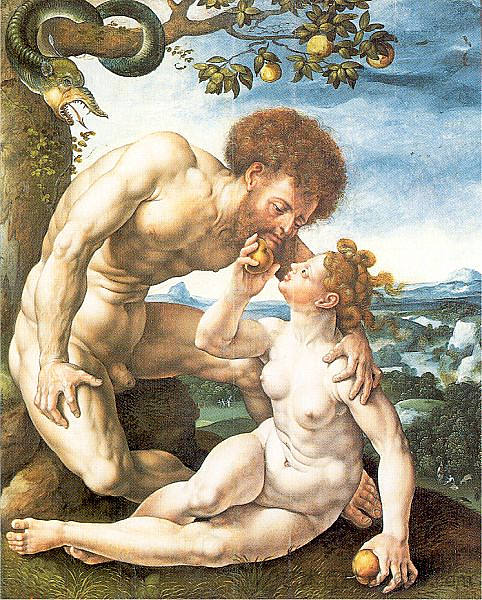 亚当和夏娃 Adam and Eve (1525)，马布斯