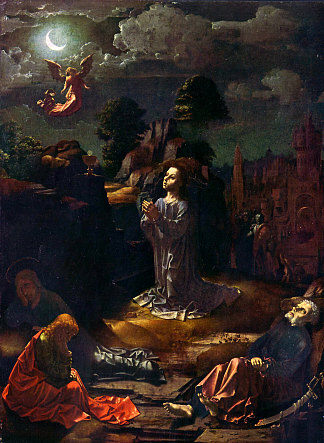 橄榄山上的基督 Christ on the Mount of Olives (c.1507)，马布斯