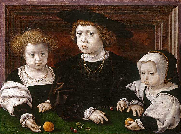 丹麦、挪威和瑞典国王克里斯蒂安二世的孩子 The children of King Christian II of Denmark, Norway and Sweden (1526)，马布斯