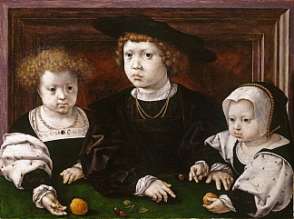 丹麦、挪威和瑞典国王克里斯蒂安二世的孩子 The children of King Christian II of Denmark, Norway and Sweden (1526)，马布斯