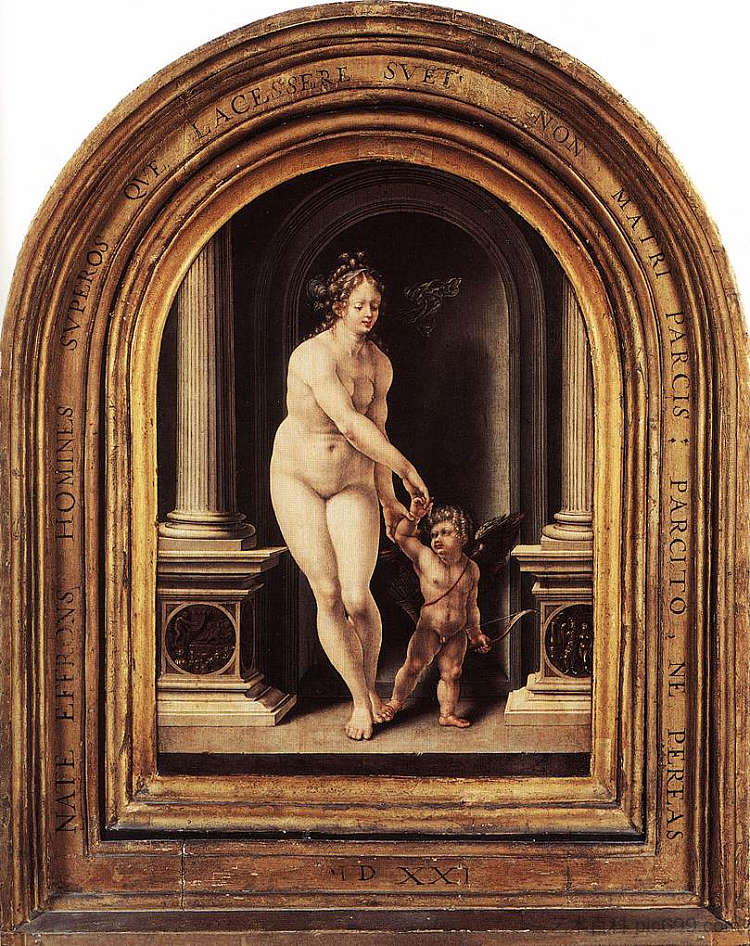 维纳斯和丘比特 Venus and Cupid (1521),马布斯