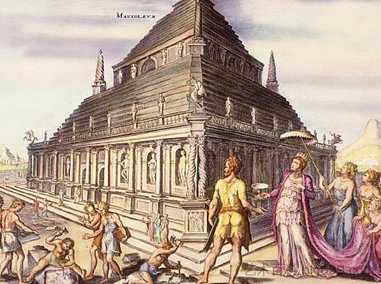 哈利卡纳苏斯陵墓 Mausoleum of Halicarnassus (1572),迈尔顿·范·希姆斯柯克