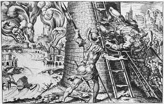 洗劫罗马 Sack of Rome (1527)，迈尔顿·范·希姆斯柯克