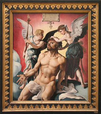 悲伤的人 The Man of Sorrows (1532)，迈尔顿·范·希姆斯柯克