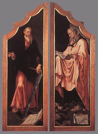 埋葬三联画（已关闭） Triptych of the Entombment (closed) (c.1559)，迈尔顿·范·希姆斯柯克