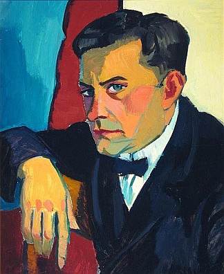 一个男人的肖像，柏林 Portrait of a Man, Berlin (1923)，玛姬·劳布瑟