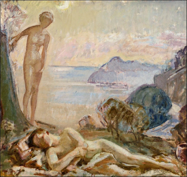 戴安娜和恩底弥翁 Diana and Endymion (1921)，马格努斯·恩凯尔