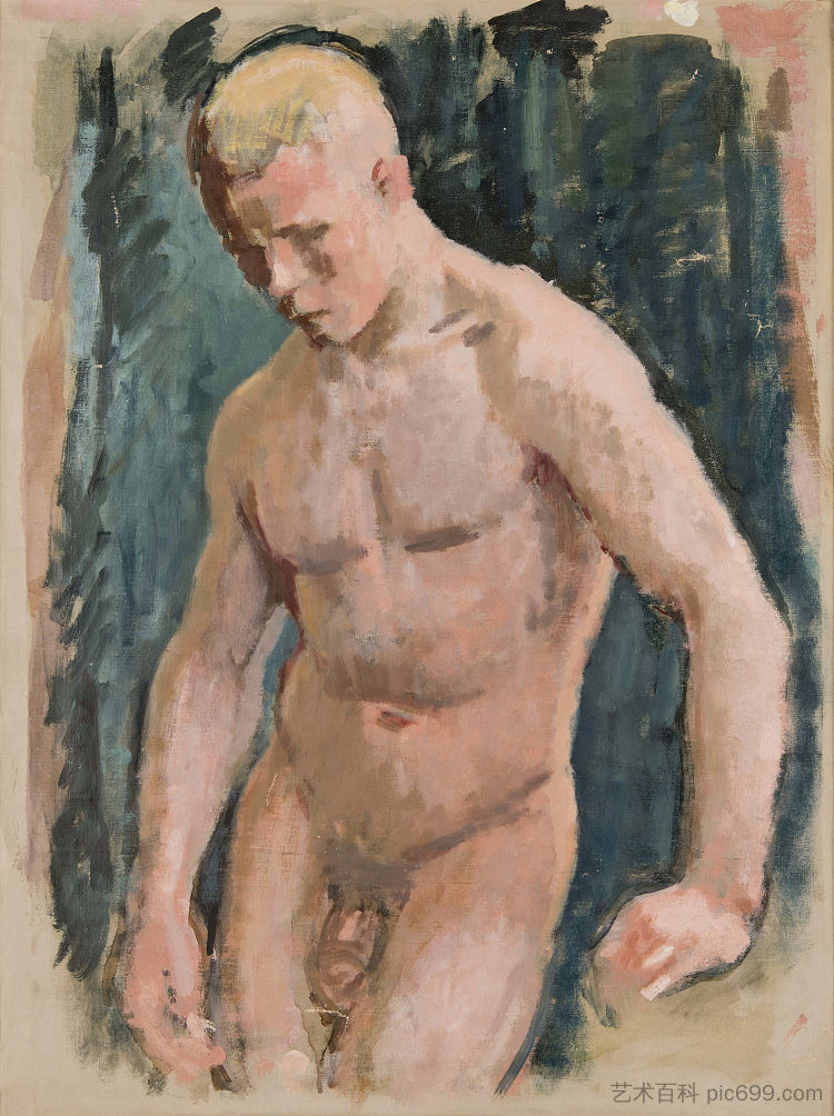 裸体肖像 Nude Portrait，马格努斯·恩凯尔