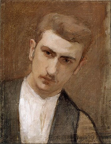 自画像 Self-portrait (1891)，马格努斯·恩凯尔