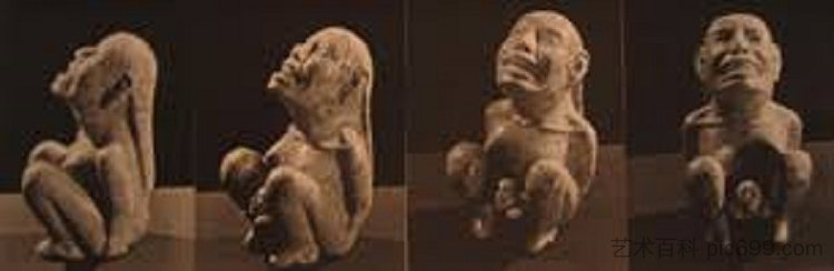 无题（阿兹特克女神特拉佐特奥特尔雕像） Untitled (Aztec figurine of the goddess Tlazoteotl) (c.1932)，曼·雷