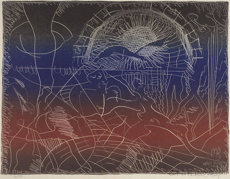 无题摘要 Untitled Abstract (1948)，曼·雷