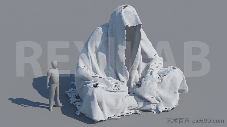 Rexlab 3D 打印混凝土 曼弗雷德·基恩霍夫 时间守护者 艺术设计 建筑 350 Rexlab 3d Print Concrete Manfred Kielnhofer Guardians of Time Art Design Architecture 350 (2017; Austria ),曼弗雷德·基隆霍夫