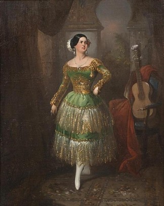 塞维利亚夫人 Lady of Sevilla (1851)，曼努埃尔·罗德里格斯·代·古斯曼