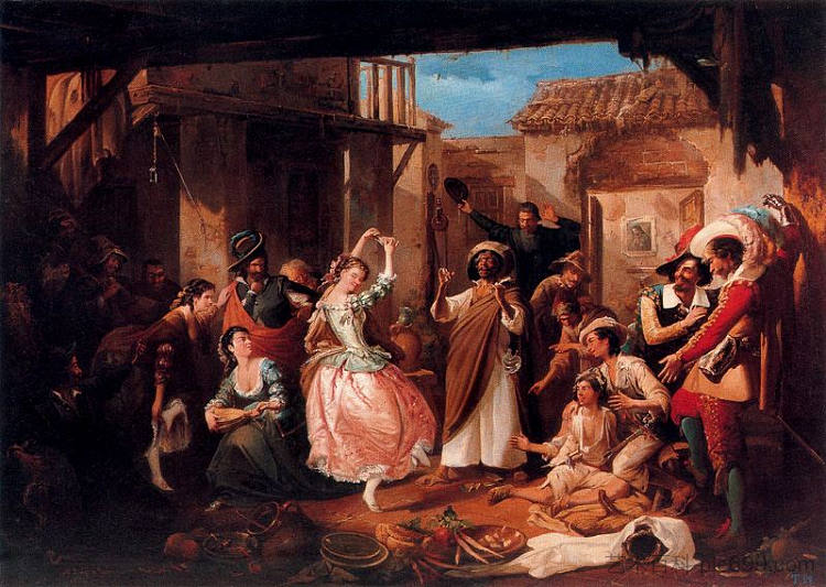 林孔塞特和科塔迪略 Rinconcete y Cortadillo (1865),曼努埃尔·罗德里格斯·代·古斯曼