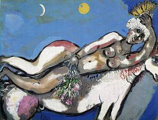 小马国 Equestrienne (1927; Paris,France                     )，马克·夏加尔
