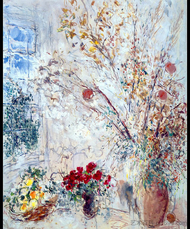 月亮 Lunaria (1967; Saint-paul-de-vence,France ),马克·夏加尔