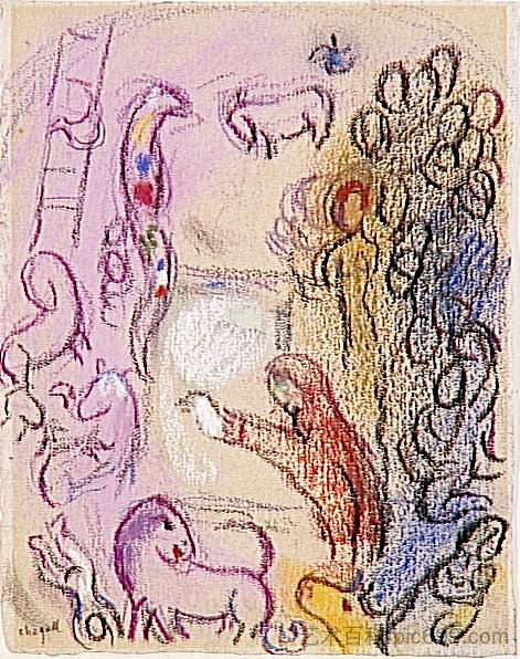 诺亚方舟 Noah's Ark (c.1963; France ),马克·夏加尔