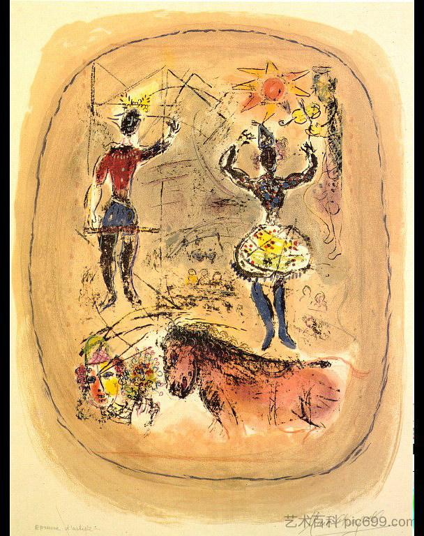 星光马戏团 The Starlit Circus (1965; France ),马克·夏加尔