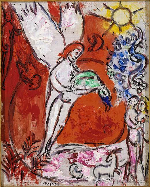 人类的创造 The Creation of Man (1958; France ),马克·夏加尔