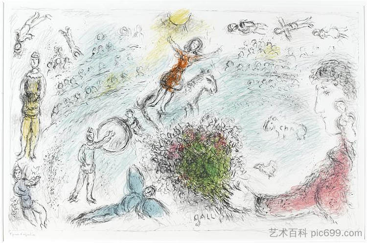 马戏团的灵魂 The soul of Circus (1980; Saint-paul-de-vence,France ),马克·夏加尔