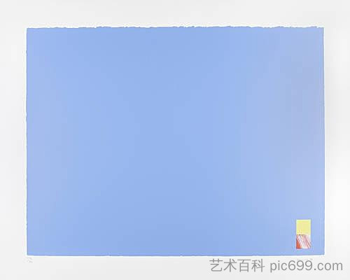 抽象蓝 Abstract Blue (1971)，马克·沃