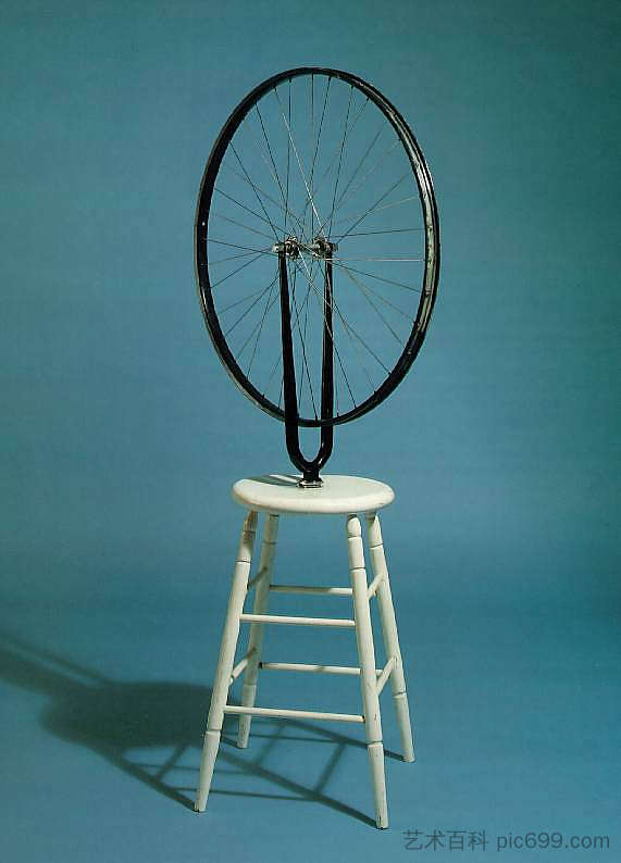 自行车轮 Bicycle Wheel (1913)，马塞尔·杜尚