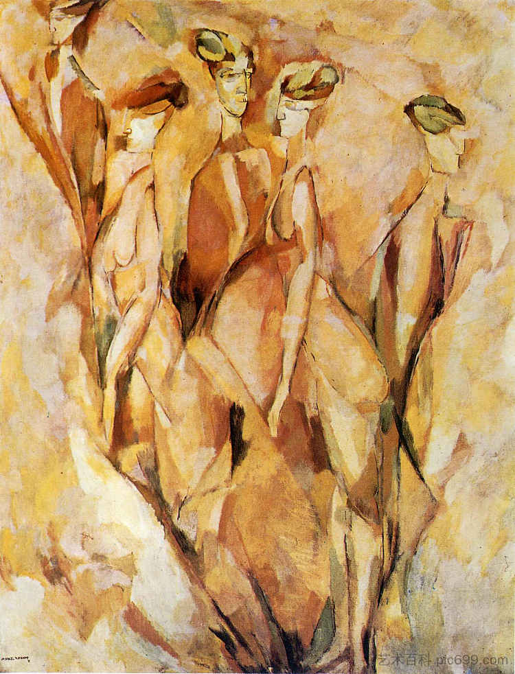 肖像(杜尔西尼亚) Portrait (Dulcinea) (1911; France ),马塞尔·杜尚