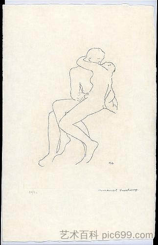 罗丹之后选择的细节 Selected Details after Rodin (1968; Milan,Italy ),马塞尔·杜尚