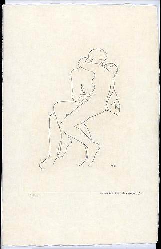 罗丹之后选择的细节 Selected Details after Rodin (1968; Milan,Italy                     )，马塞尔·杜尚