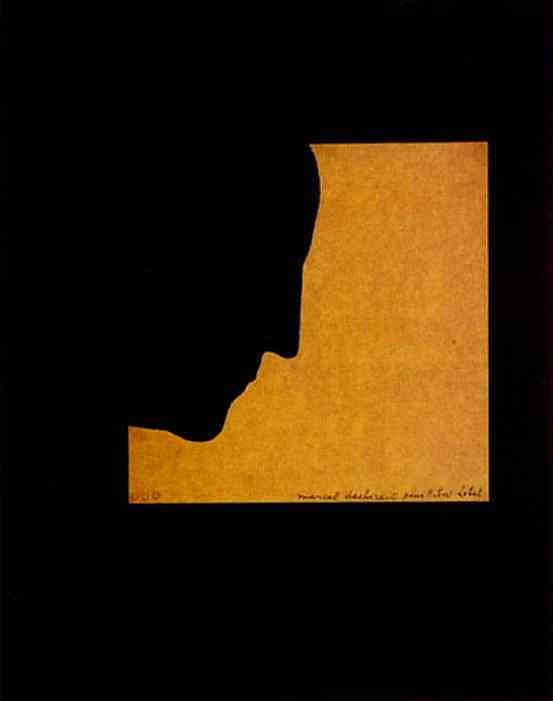 侧面自画像 Self Portrait in Profile (1958),马塞尔·杜尚