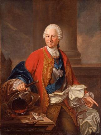 海因里希·格拉夫·冯·布吕尔 Heinrich Graf Von Brühl (c.1753)，马塞洛·巴西亚雷利