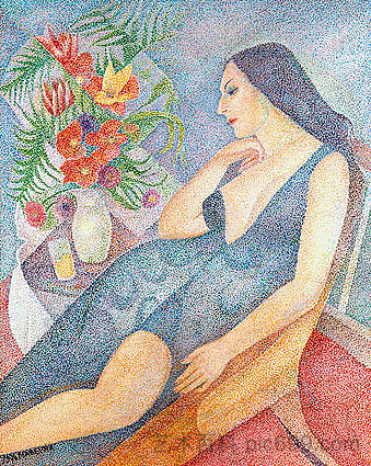 玛丽卡与一束鲜花 Marika with a bouquet of flowers (1970),玛丽·沃罗比耶夫