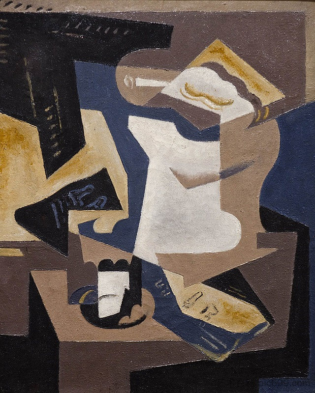 静物画 Bodegón (1917 - 1918)，玛丽亚·布兰查德