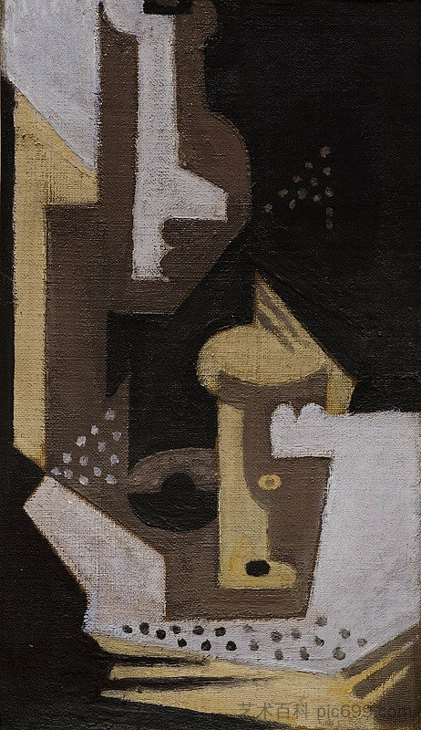 立体主义构图 Cubist Composition (1917 - 1918)，玛丽亚·布兰查德