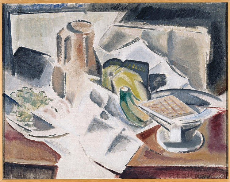 静物画 Nature Morte (1922)，玛丽亚·布兰查德