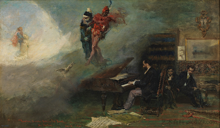 关于浮士德的幻想 Fantasy about Faust (1866)，玛丽亚·福尔图尼