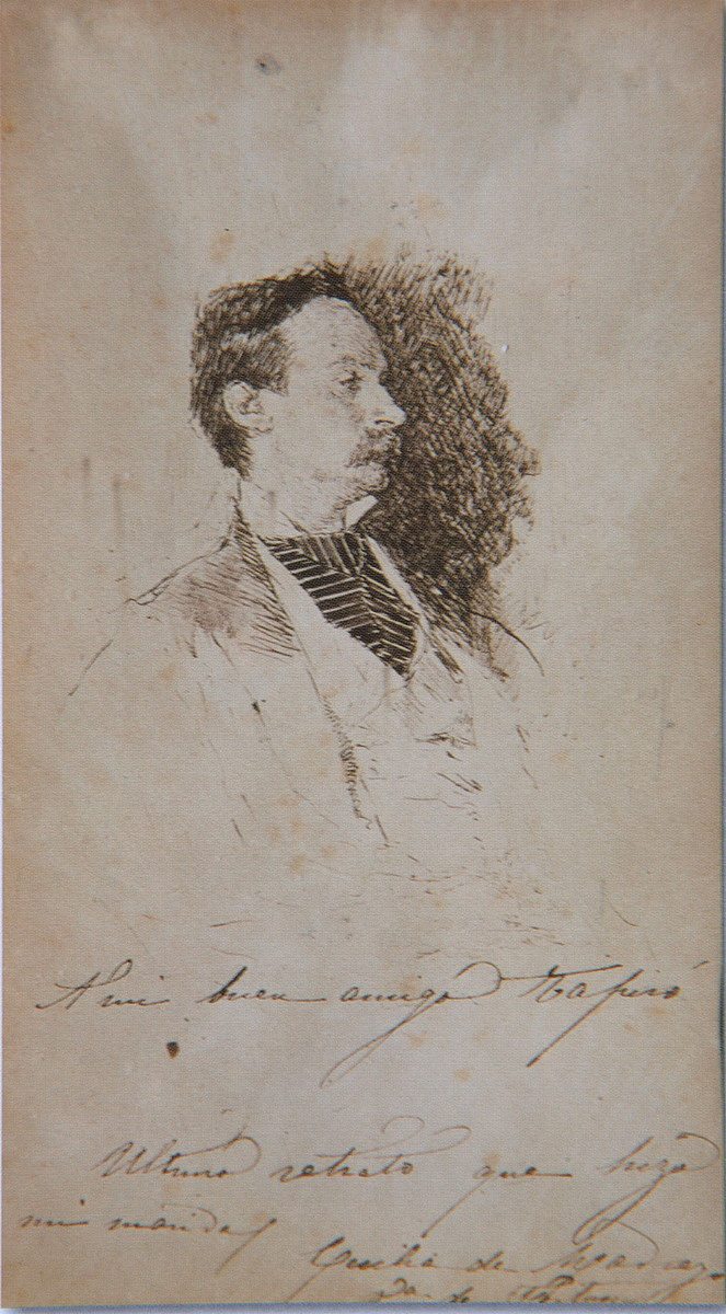 丹吉尔的何塞普·塔皮罗·巴罗肖像 Portrait of Josep Tapiró i Baró in Tangier (1874)，玛丽亚·福尔图尼