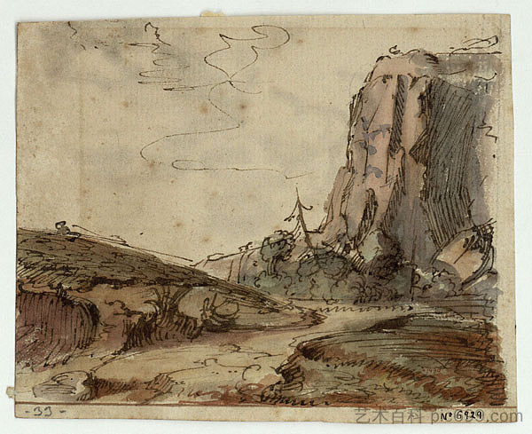 景观 Landscape (1856 - 1858)，玛丽亚·福尔图尼