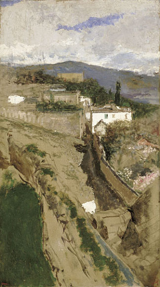 格拉纳达景观 Landscape of Granada，玛丽亚·福尔图尼