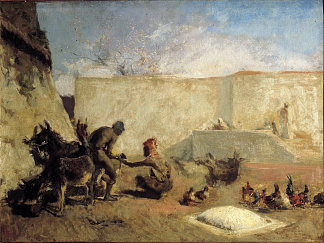摩洛哥马蹄铁 Moroccan horseshoer (c.1870)，玛丽亚·福尔图尼