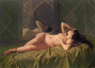 奥达利斯克二世 The Odalisque II (c.1862)，玛丽亚·福尔图尼