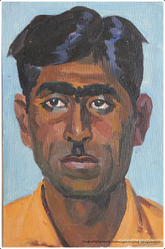 贾普雷艺术家的肖像 The portrait of Jaipurean artist (1970)，玛莉安·阿斯拉玛赞