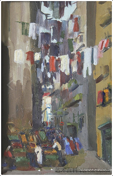 那不勒斯的一条街道：市场 A street in Naples: a market (1965)，玛莉安·阿斯拉玛赞