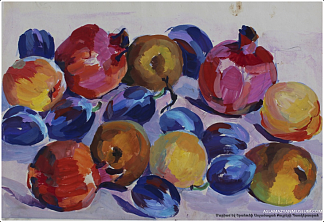 霍斯廷斯基石榴、李子、沥青 Khostinsky pomegranates, plums, pitches (1963)，玛莉安·阿斯拉玛赞