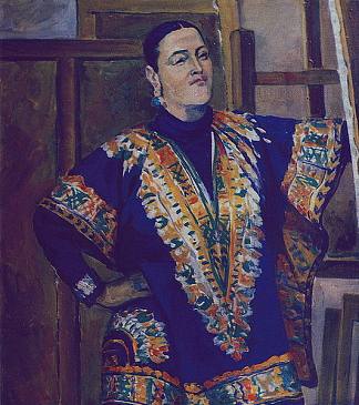 红色自画像 Self-portrait in red (1980)，玛莉安·阿斯拉玛赞