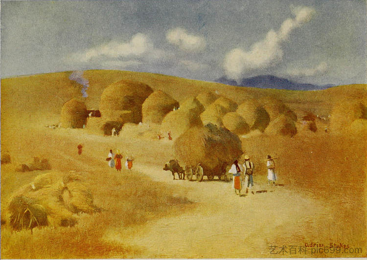 特兰西瓦尼亚的收获季节 HARVEST-TIME IN TRANSYLVANIA (1909)，玛丽安·斯托克斯