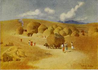 特兰西瓦尼亚的收获季节 HARVEST-TIME IN TRANSYLVANIA (1909)，玛丽安·斯托克斯